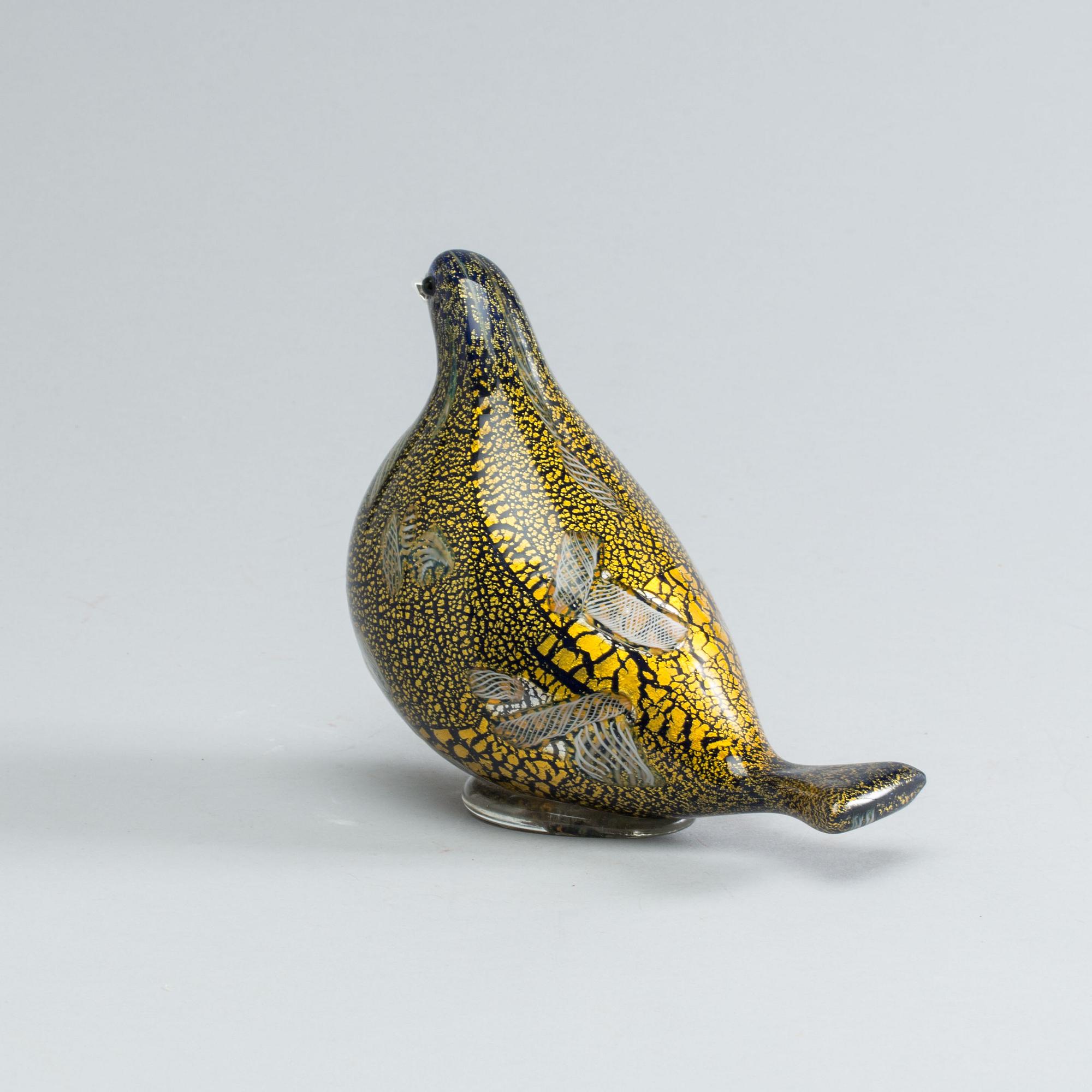 A GIULIO RADI ARTE VETRARIA MURANESE GLASS FIGURINE, second half of 20th century.
