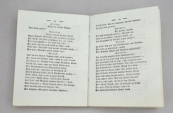 BÖCKER, 3+4, bla "Malvina" vol I-III, av Sophie Cottin, Paris 1825.