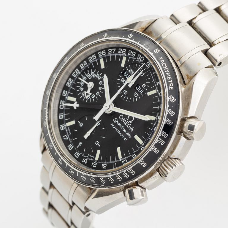 Omega, Speedmaster, Day-Date, wristwatch, chronograph, 39 mm.