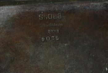 KANDELABRER, ett par, brons formgivna av Sune Bäckström, 9035.