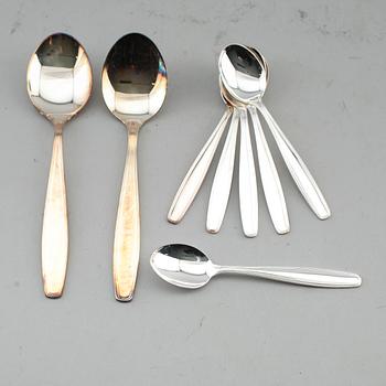 BESTICK, 20 delar, silver, Sven Arne Gillgren GAB, Stockholm 1960/70-tal. Vikt ca 300 g.