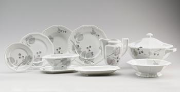 MATSERVIS, 47 delar, porslin "Maria Björnbär", Rosenthal.