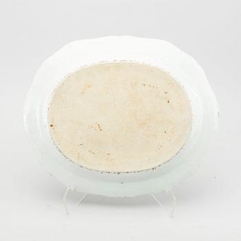 KINA PORSLIN, 5 delar, Kina, Qianlong (1736-96).