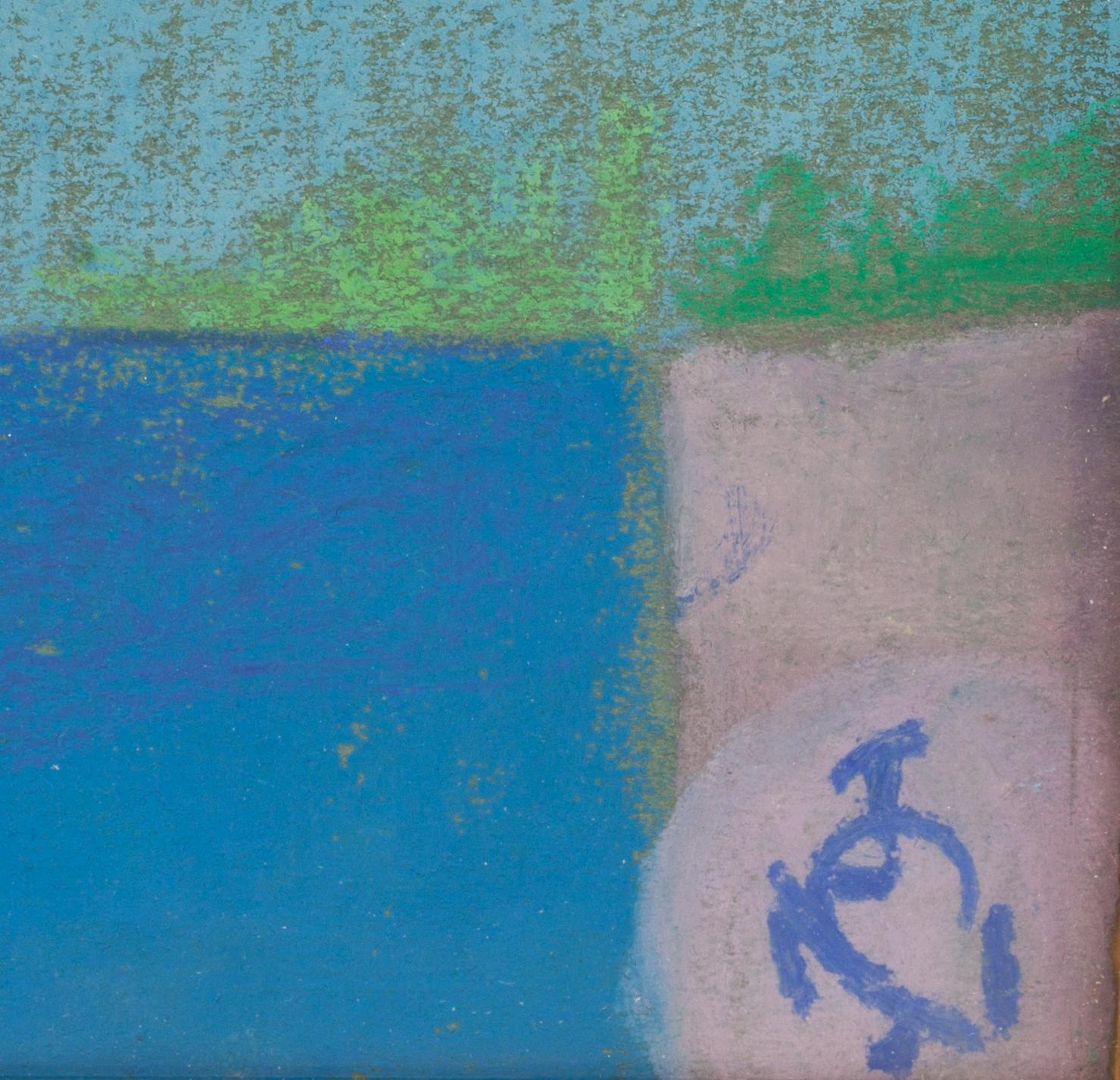 JORGE CAMACHO, "Tableau Surealliste", pastellkrita, signerad, 1900-talets mitt.