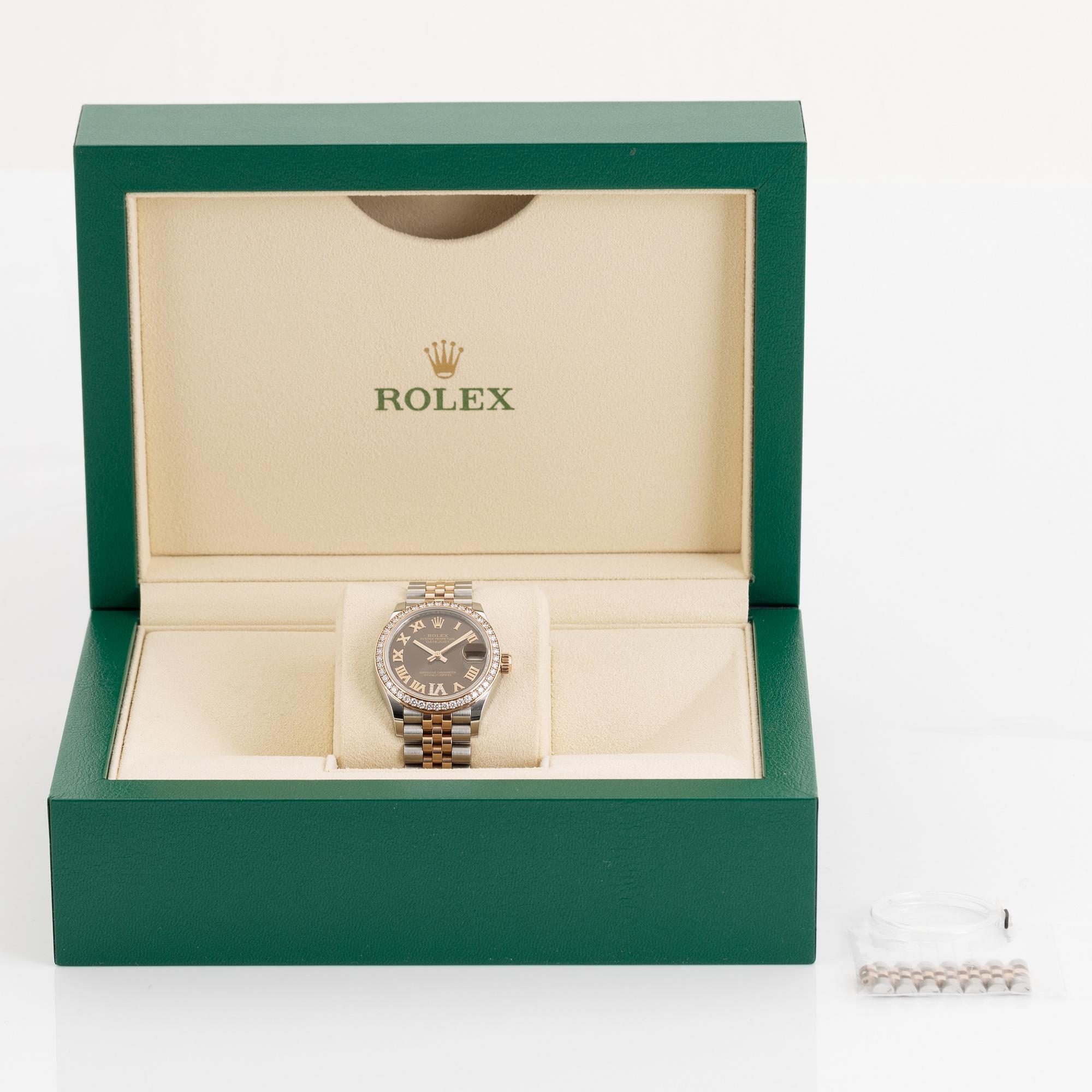 Rolex, Oyster Perpetual, Datejust 31, wristwatch, 31 mm.