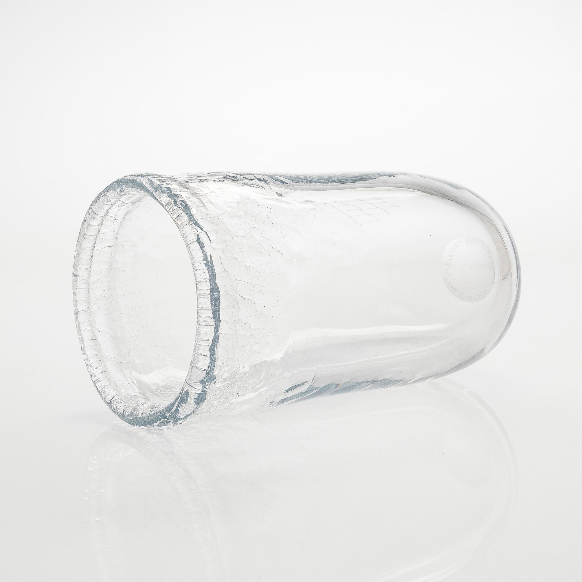 Tiina Nordström, an art glass signed Tiina Nordström, Nuutajärvi 1993.