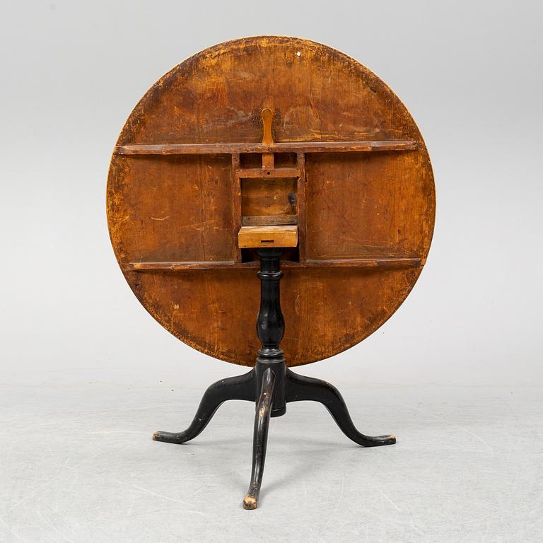 A Swedish tilt-top table, by Jacob Sjölin (master in Köping and Kungsör 1767-1785).