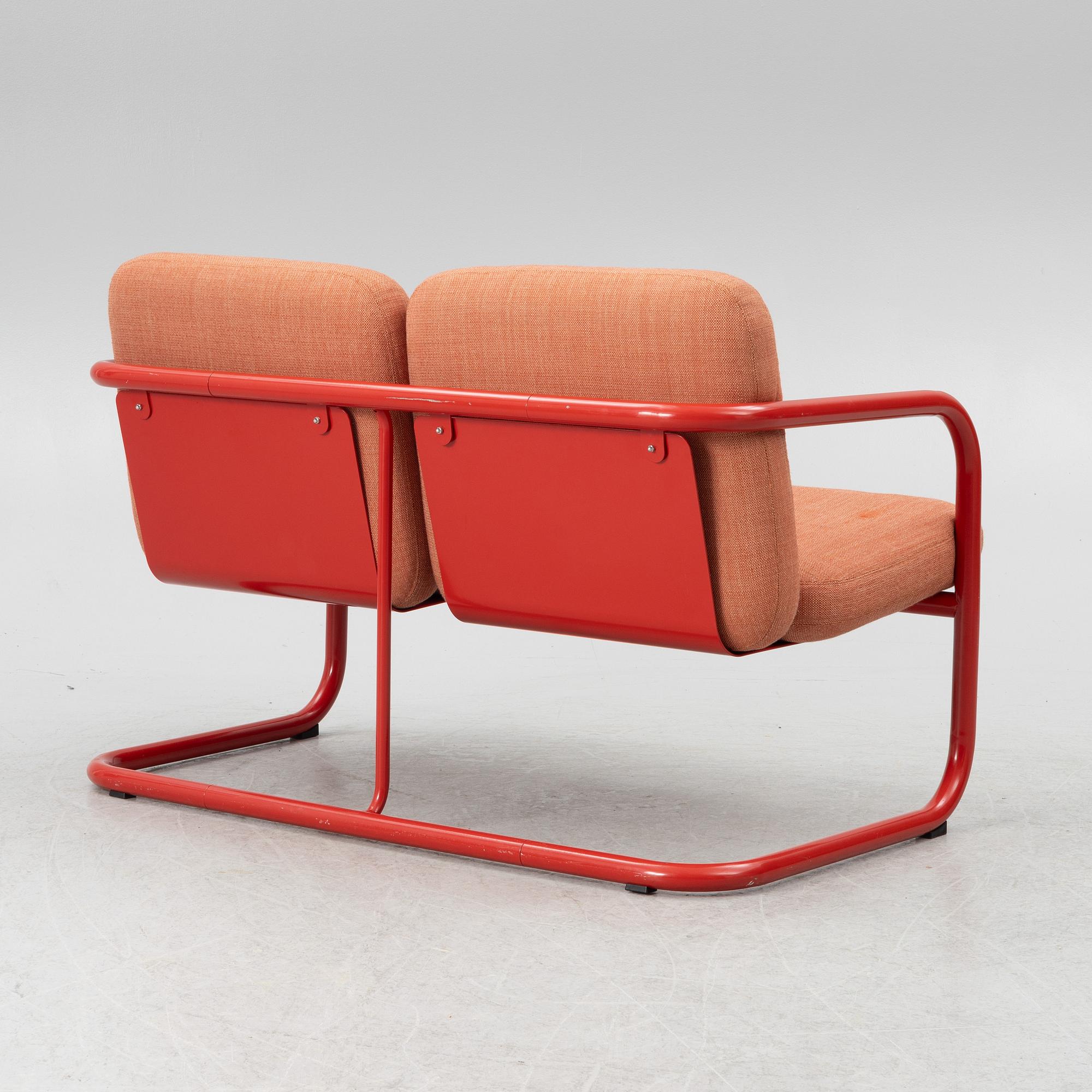 Börge Lindau & Bo Lindekrantz, soffa, "S70-5", Lammhults, modellen formgiven 1968.