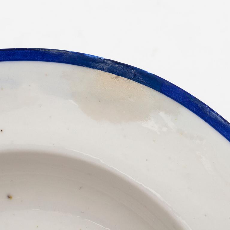TALLRIKAR, 16 st, porslin, med Axel von Fersens monogram, Paris 1804-09.