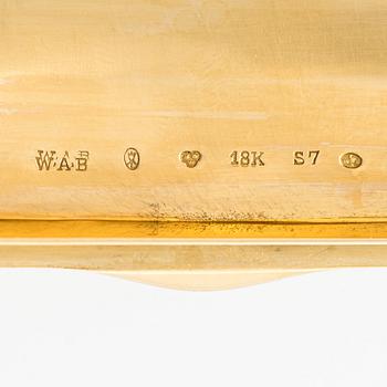 Dosa, 18K guld och emalj, tillverkad för den franska marknaden, W.A. Bolin, Stockholm 1920.