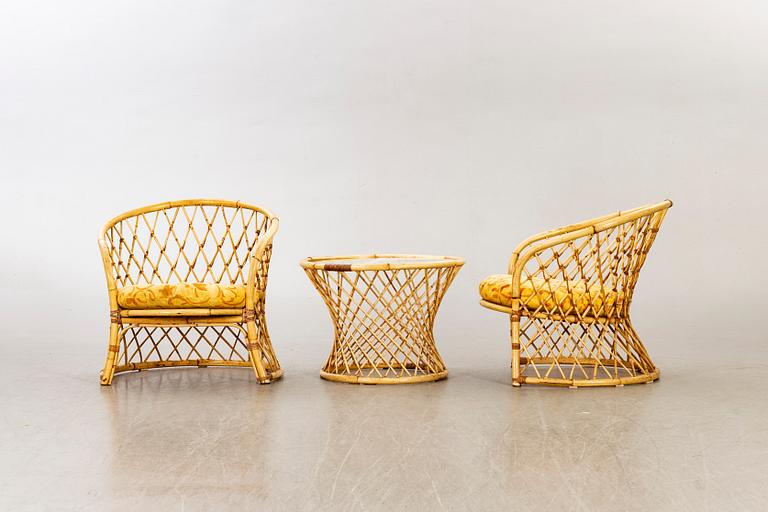 TRÄDGÅRDSMÖBEL 3 dlr 1900-talets senare del.