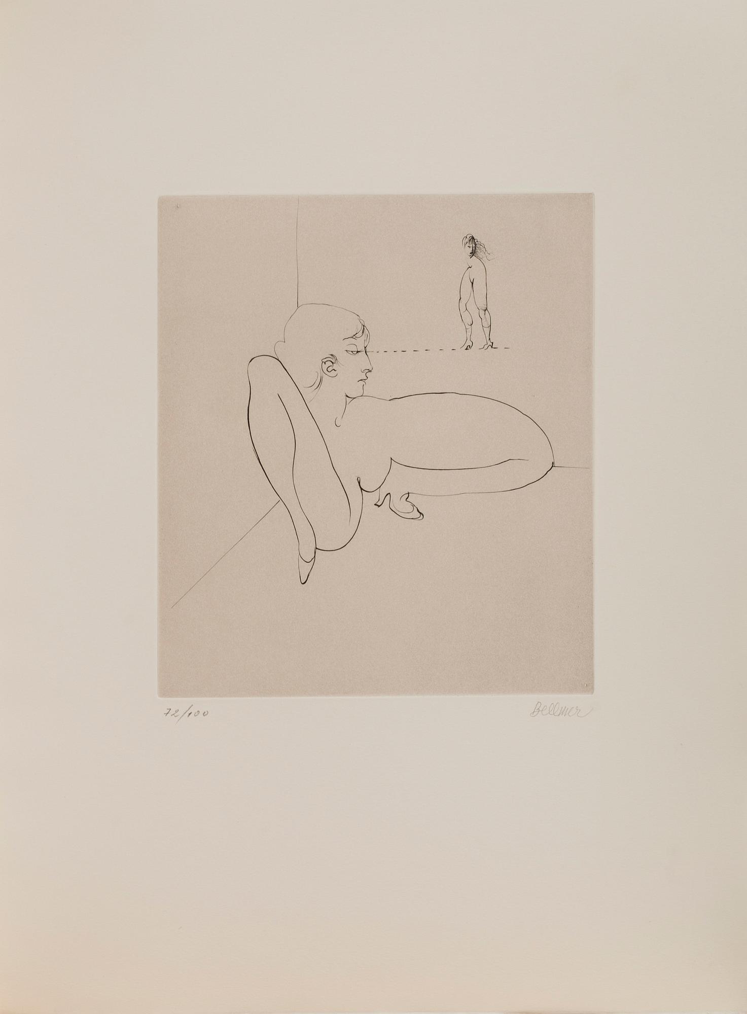 HANS BELLMER, "Les anagrammes du corps". 10 etchings, 1973, each signed in pencil and numbered 72/100.