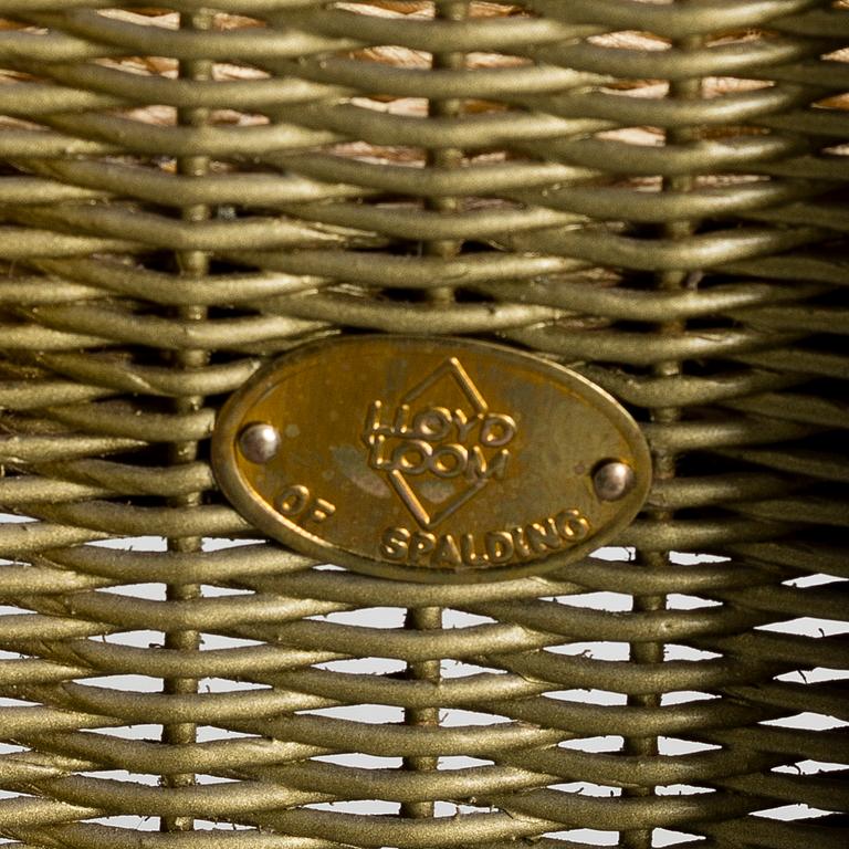 A PAIR OF ARM CHAIRS, Lloyd Loom, Spalding, England, turn of the 21st century.