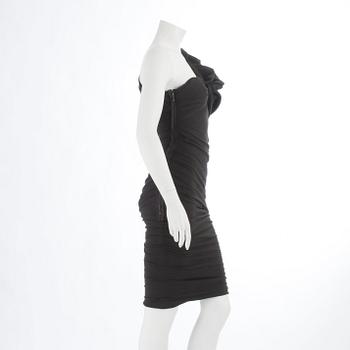 DRESS, Lanvin, a grey one shoulder dress.