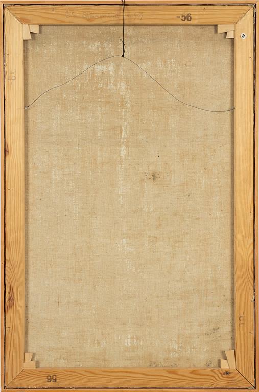 Birger Simonsson, oil on canvas, not signed, dated 1907 verso.