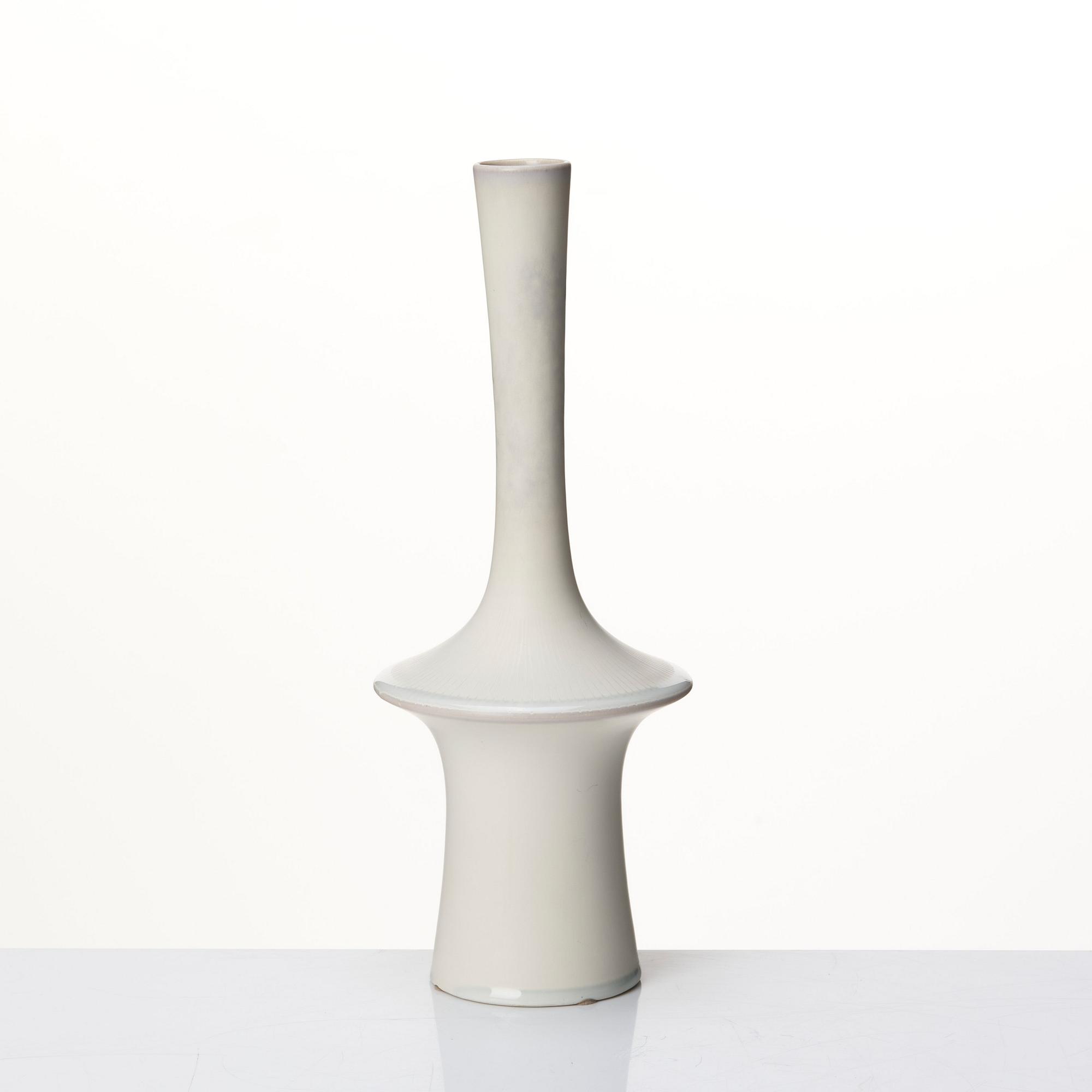 Stig Lindberg, a stoneware vase, Gustavsberg studio, Sweden 1962.