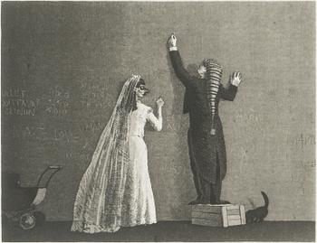 Esa Riippa, etsaus ja akvatinta, signeerattu ja päivätty -92, numeroitu 18/100 Tpl'a.