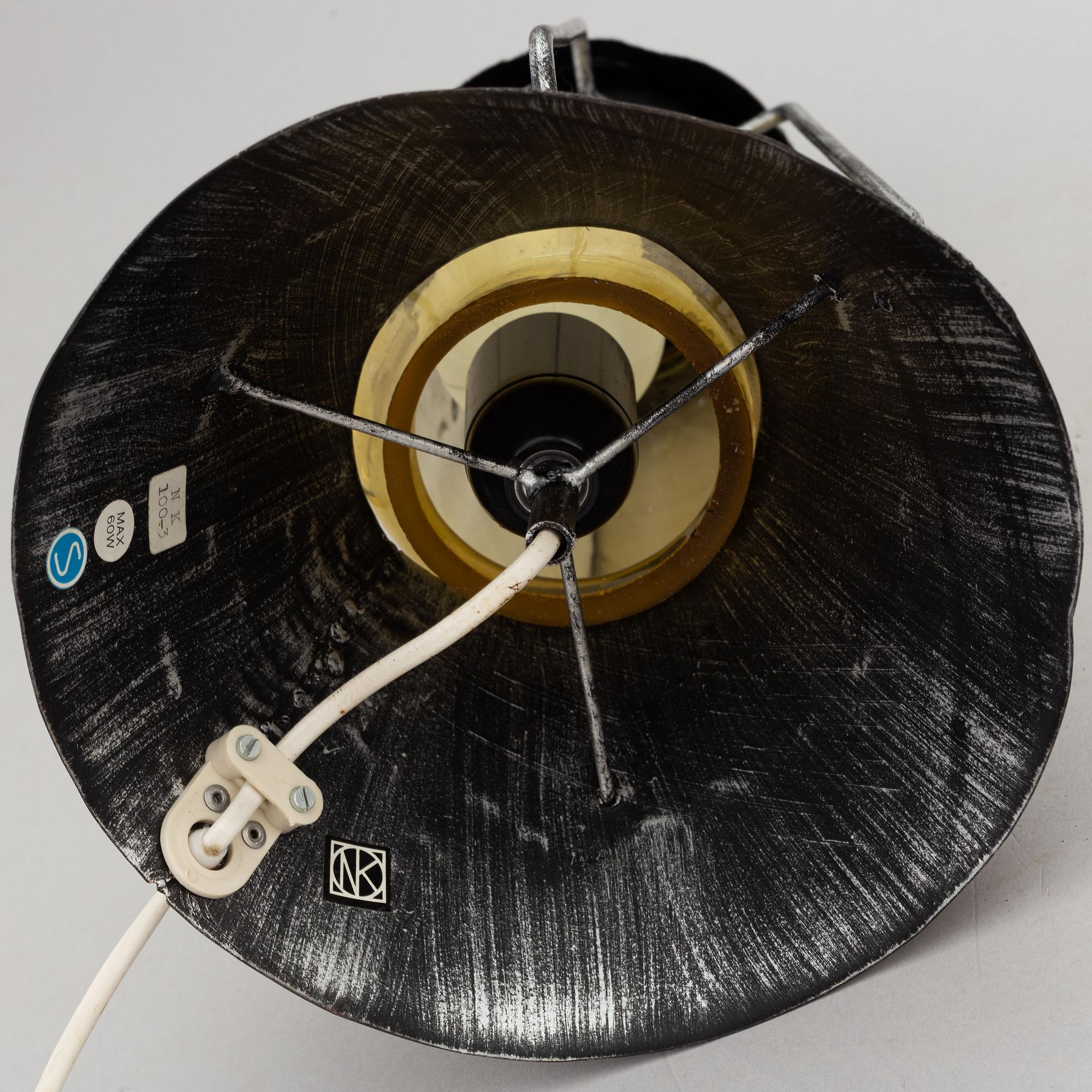 Bordslampor, ett par, Nordiska Kompaniet.