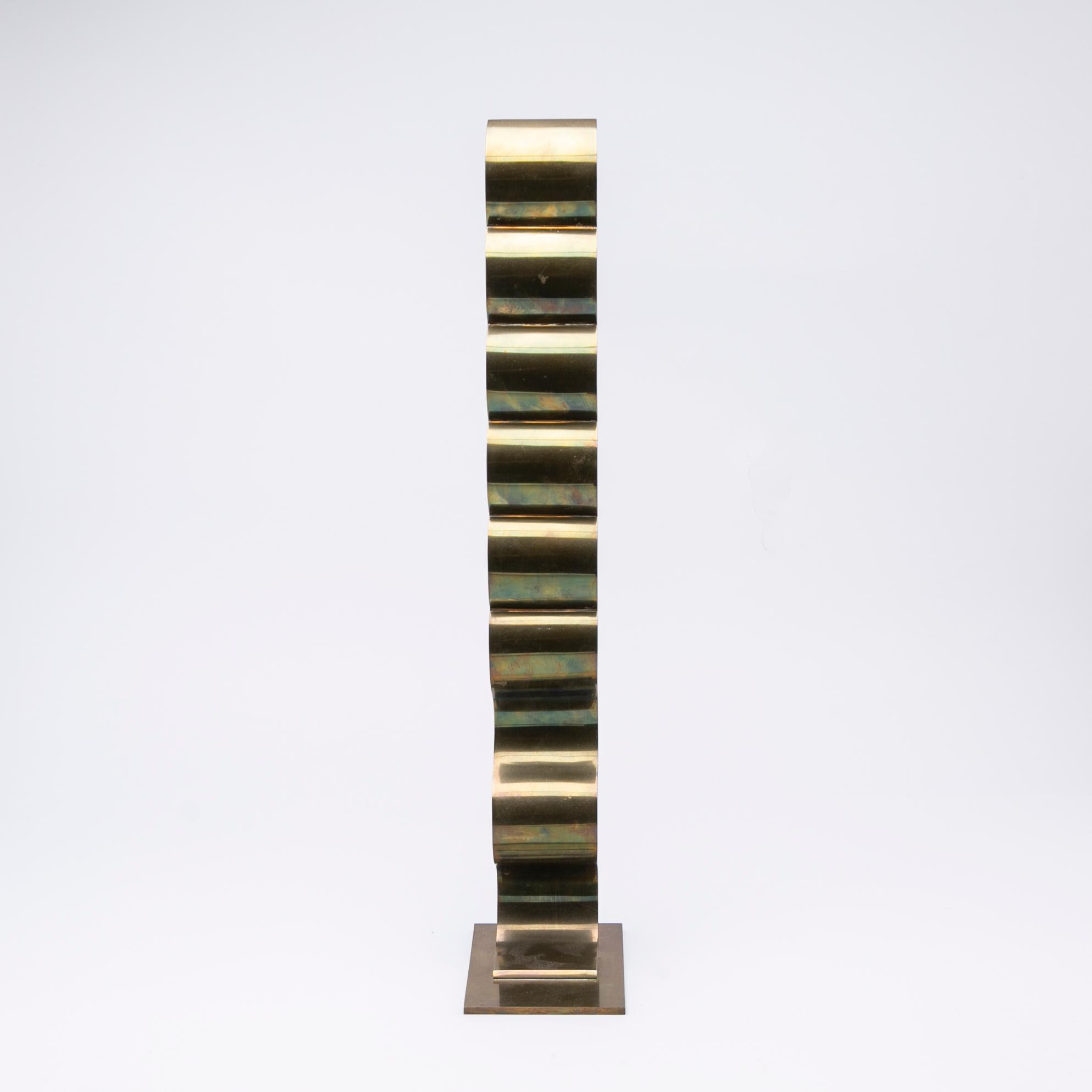 William Crovello, "Brass Column".