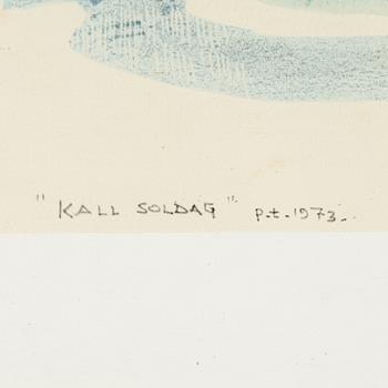 Roland Svensson, litograph in colours, signed, dated 1973.