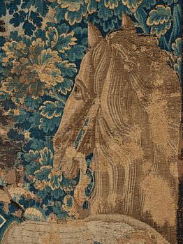 A TAPESTRY, tapestry weave, probably "Godfrey of Bouillon", ca 331 x 234,5-237 cm, Flanders 17th century.