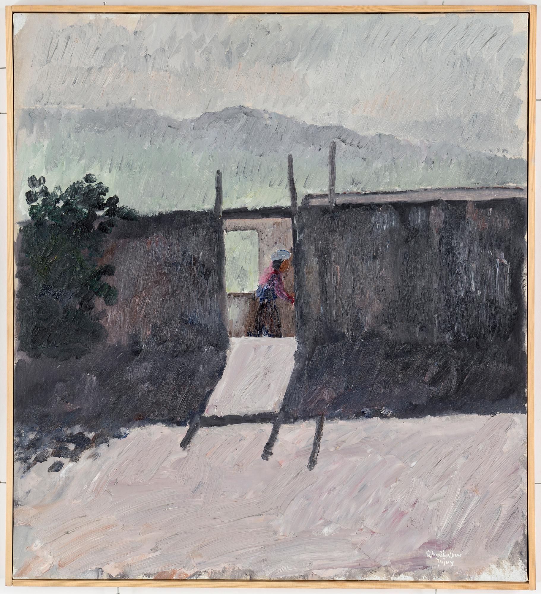 BERTRAM SCHMITERLÖW, oil on canvas, signed, Jujuy (province in Argentina).