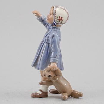 FIGURIN, porslin, Dahl Jensen, Danmark, 1900-talets andra hälft.