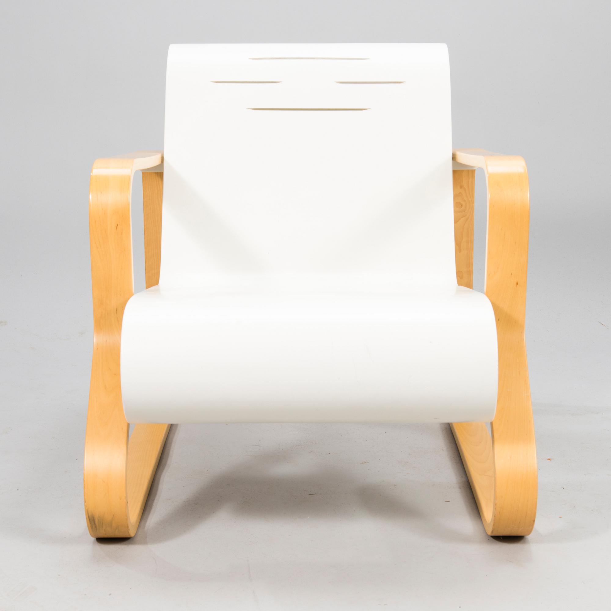 ALVAR AALTO, nojatuoli, "41 Paimio" Artek 1900-luvun loppu.