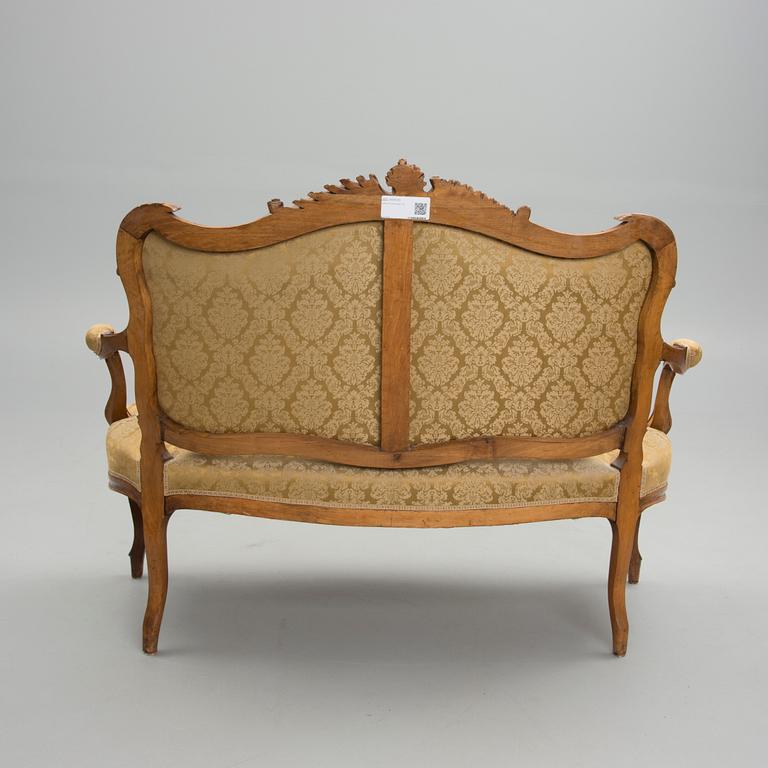 SOFFA, Louis XV-stil, Frankrike 1800-talets slut.