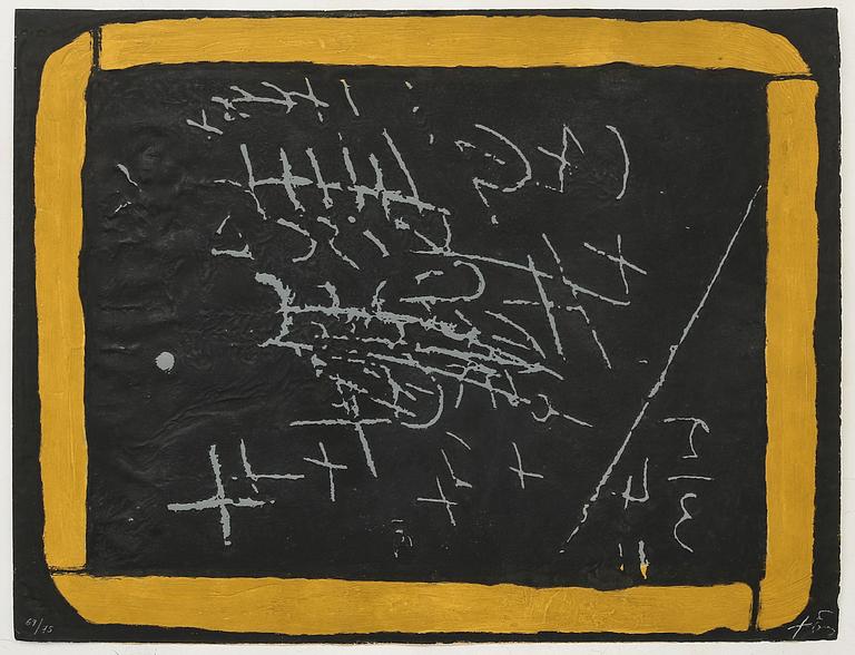 Antoni Tàpies, The translation of "Pissarra" to English is "Pissarra." It appears to be a proper noun or a specific term that does not have a direct translation.