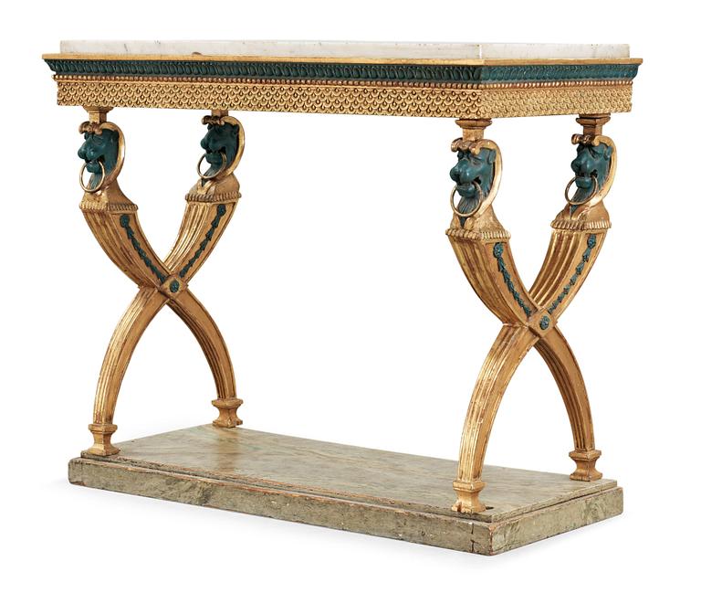 KONSOLBORD. Sengustavianskt stockholmsarbete, 1800- talets början.