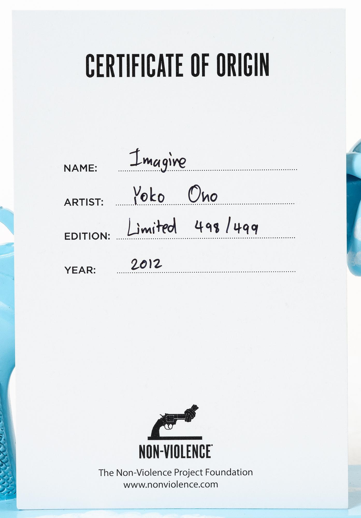 Non-Violence Art Project & Yoko Ono, 'Imagine'.