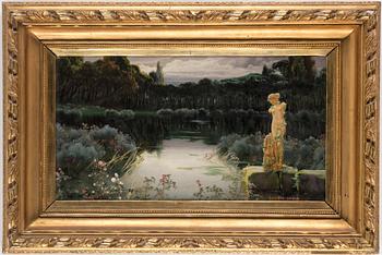 ENRIQUE SERRA Y AUQUÉ,  oil on canvas, signed, Roma.