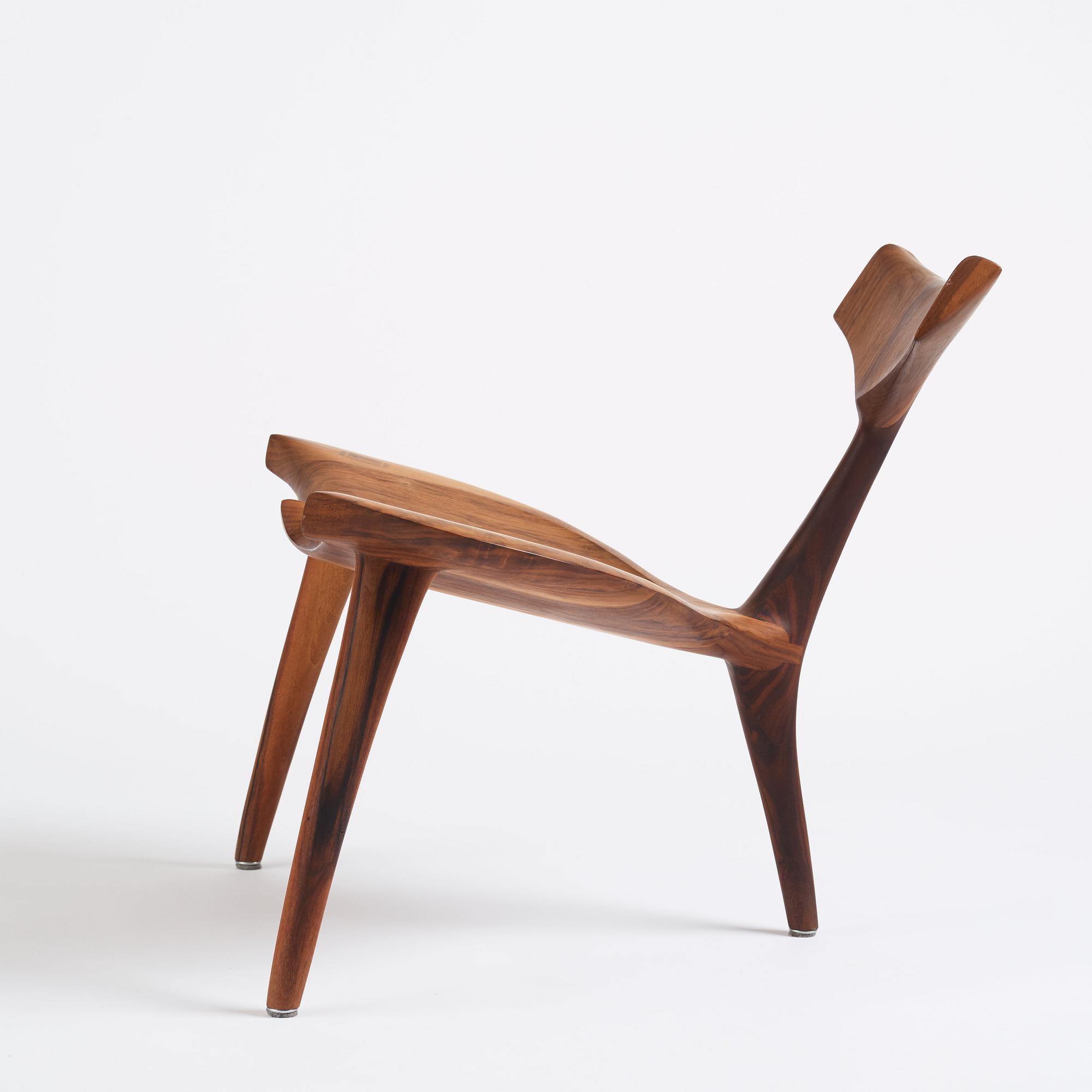 Morten Stenbæk, a "Whale Chair", No. 17, his own studio, Denmark, 2018.