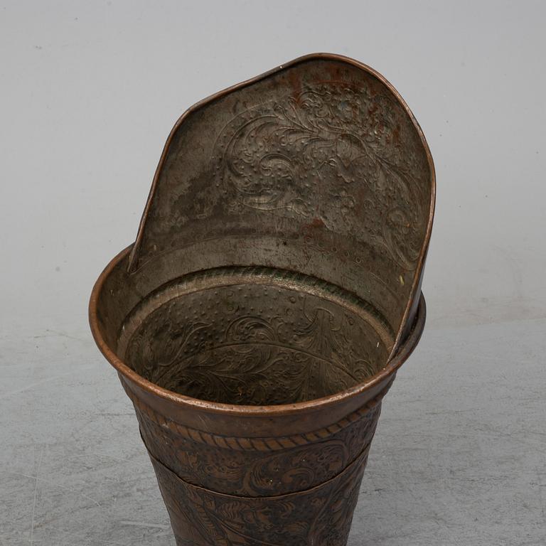 PARAPLYSTÄLL, koppar, 1800-tal.
