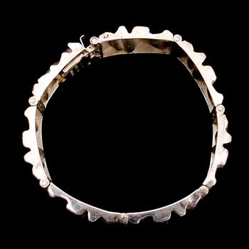 ARMBAND, sterlingsilver, Sirokoru, 1976, Finland.