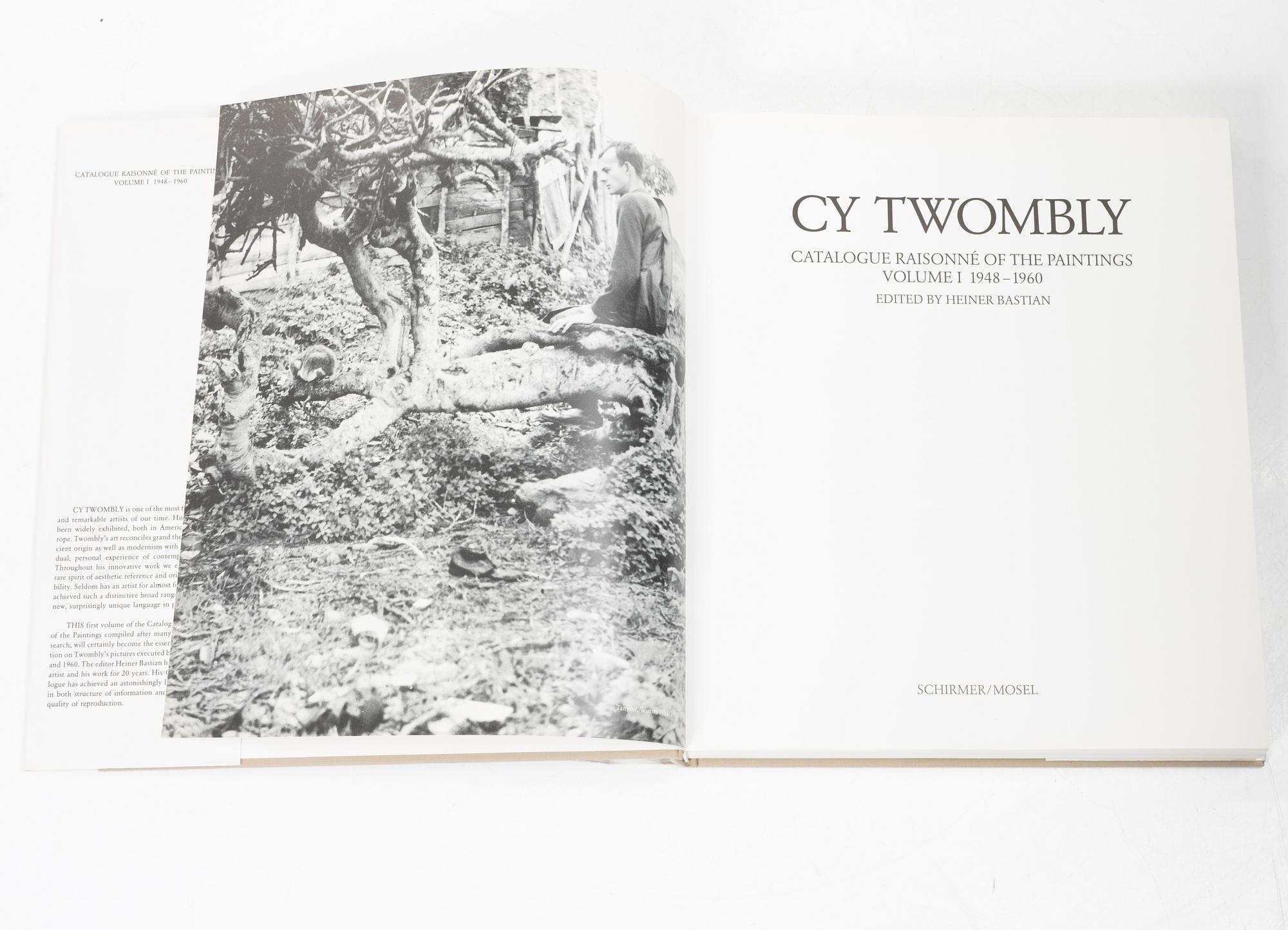 Cy Twombly, Book, Catalogue of the Paintings, Volume I, 1948–1960. Schirmer/Mosel, Munich, October 1992.