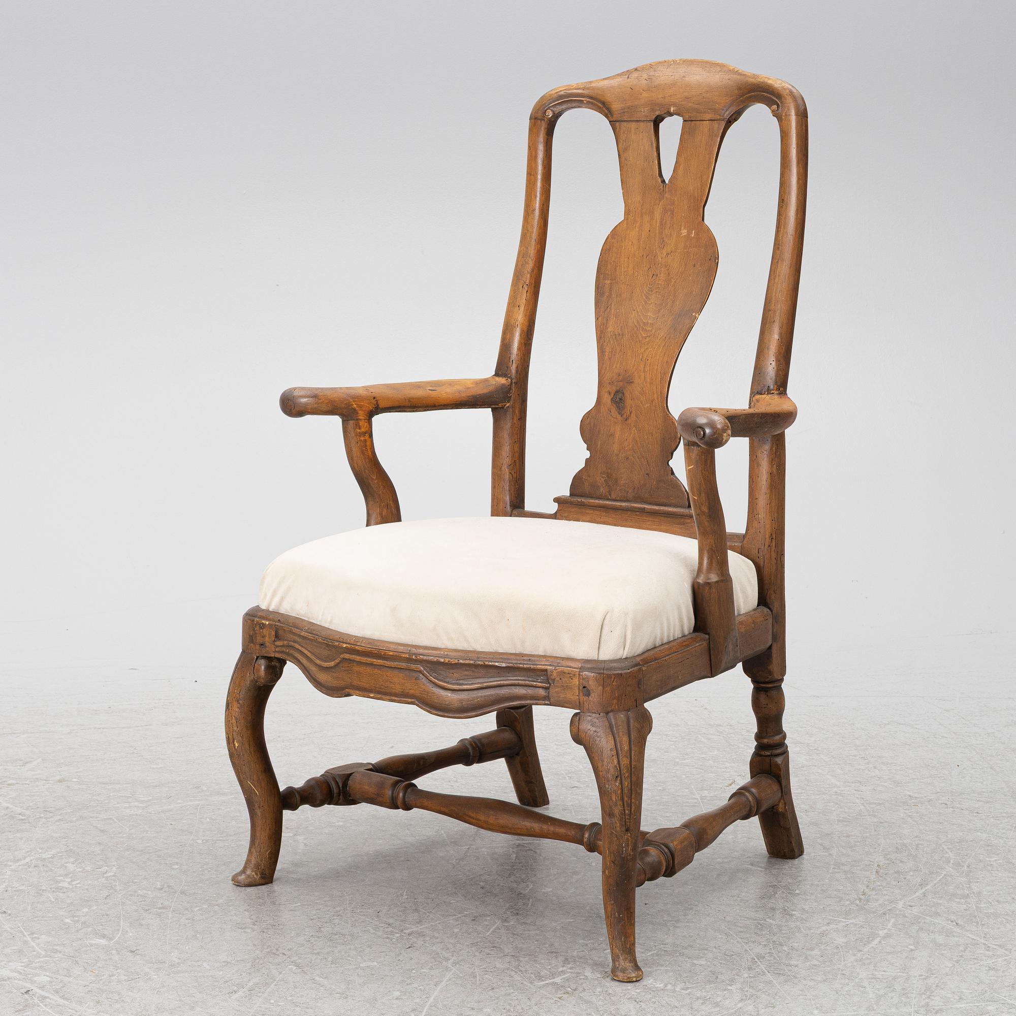 Karmstol, Stockholmsarbete, 1700-talets senare del, Rokoko.