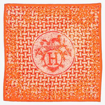 819. HERMÈS, two silk handkerchiefs.