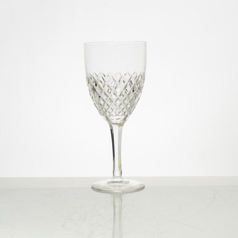 Vicke Lindstrand, glass service, "Blues", Kosta (45 pieces).