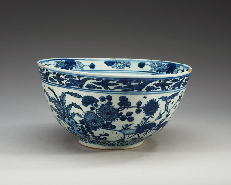 BÅLSKÅL, porslin. Ming dynastin, Wanli (1573-1620).