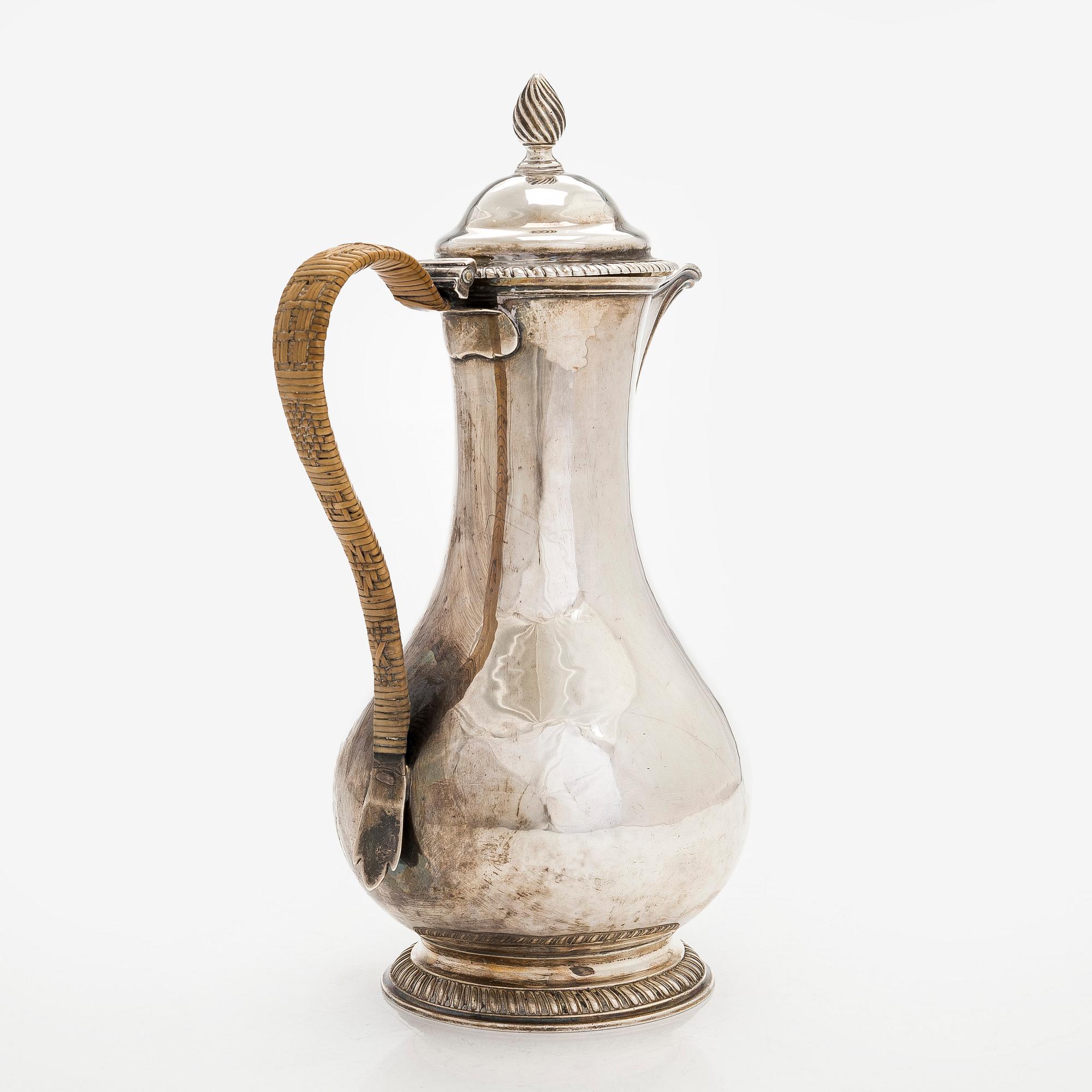 Andrew Fogelberg, Kaffekanna, sterlingsilver, London 1769.