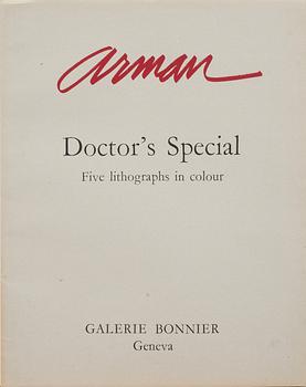 FERNANDEZ ARMAN, mapp med 5 färglitografier, signerade och numrerade 235/250.