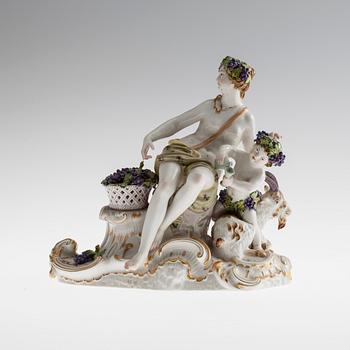 FIGURIN, porslin, KPM Berlin 1870-1882. Numrerad 140/199, 50..