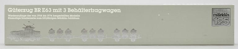 TÅGSATS, "2874", Märklin 125 år, tillverkad 1984.