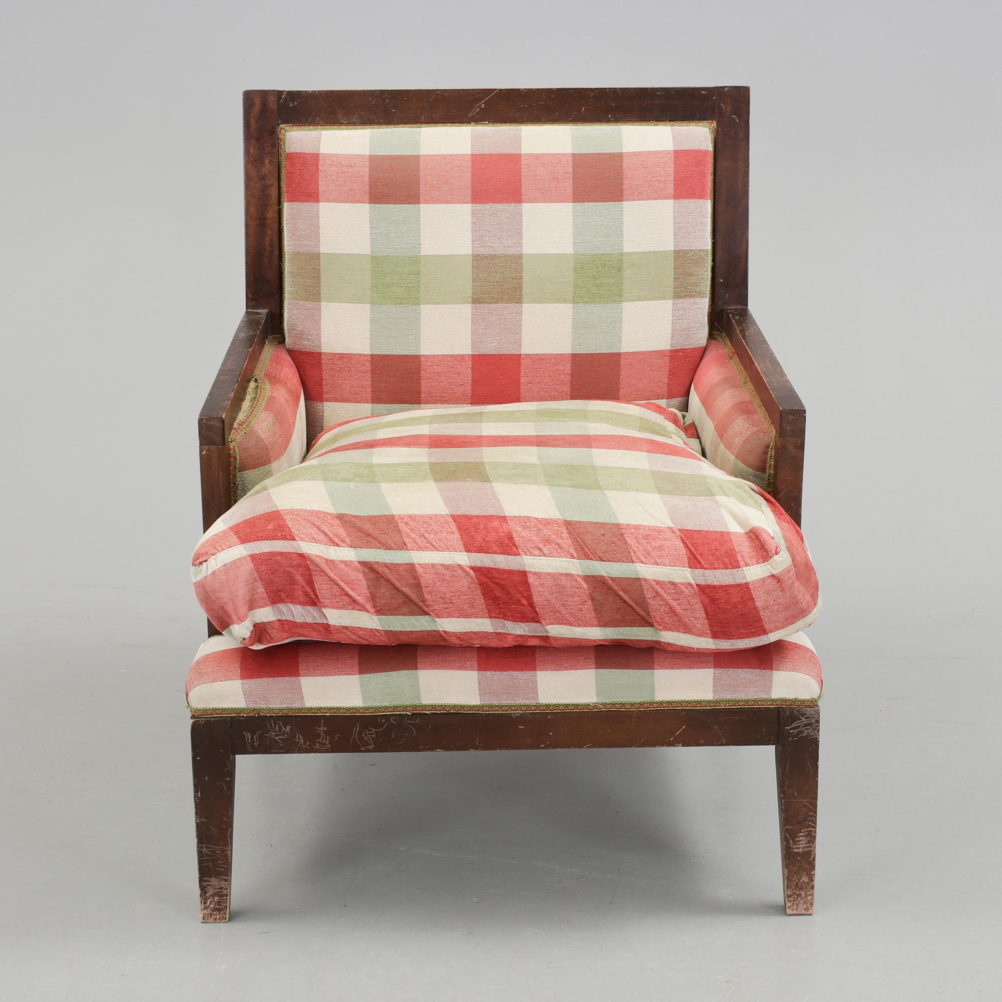 FÅTÖLJ, 1900-talets början.