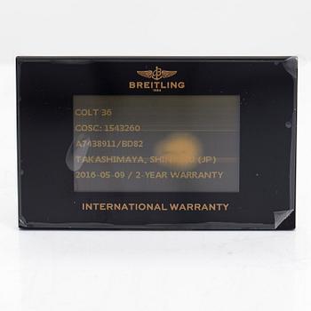 Breitling, Colt, Chronometre, armbandsur, 36 mm.