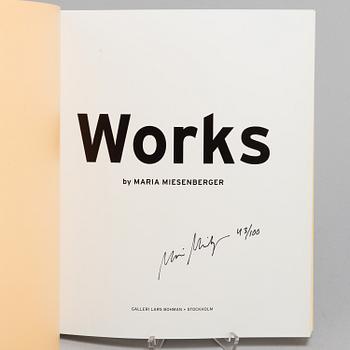 MARIA MIESENBERGER, book "Works by Maria Miesenberger", 1998, and gelatin silver photograph signed and numbered 43/100.