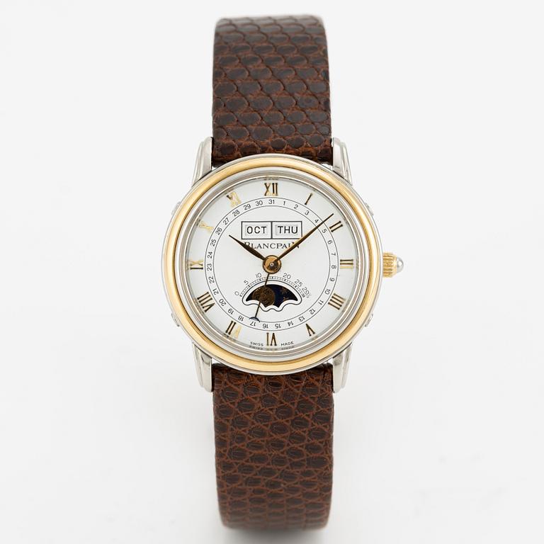 Blancpain, Villerét, "Triple Calendar Moonphase", wristwatch, 26 mm.