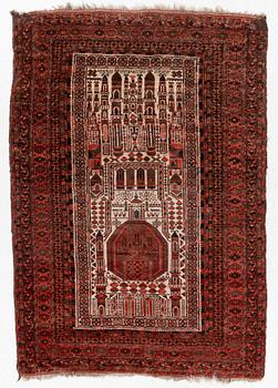 An antique Bechir rug, approx. 215 x 148 cm.